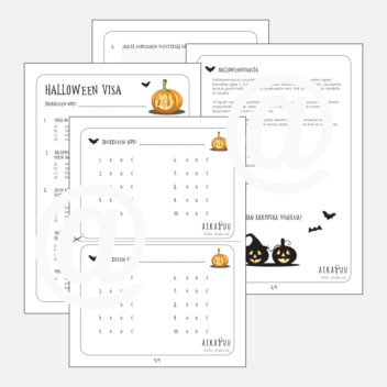 Halloween visa Tietovisa